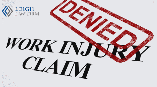 Work injury Claim Denied